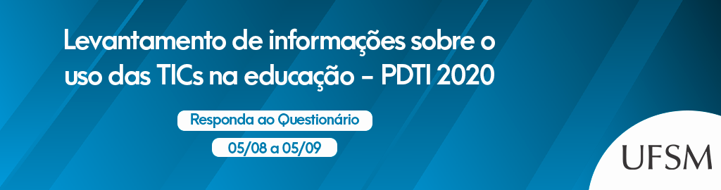 Banner pesquisa sobre uso de tecnologias de informação e comunicação na educação