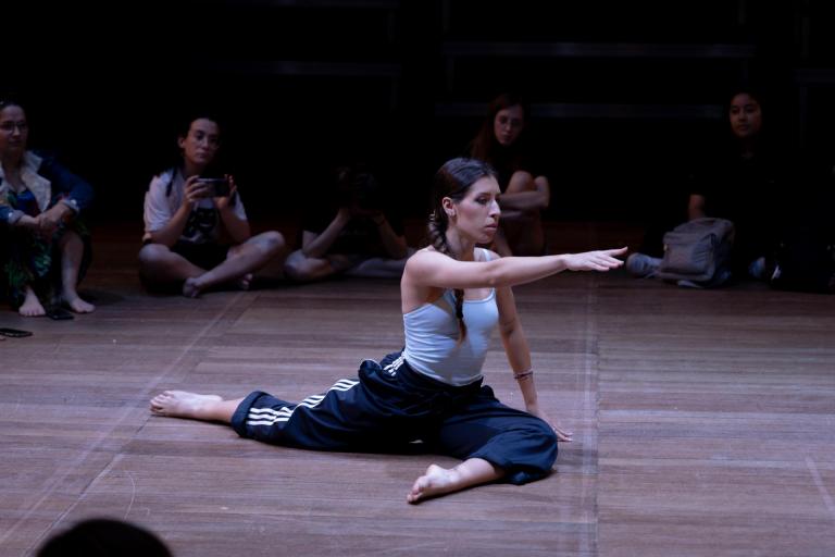 Helena Leimann, demonstrou a força de movimentos da dança