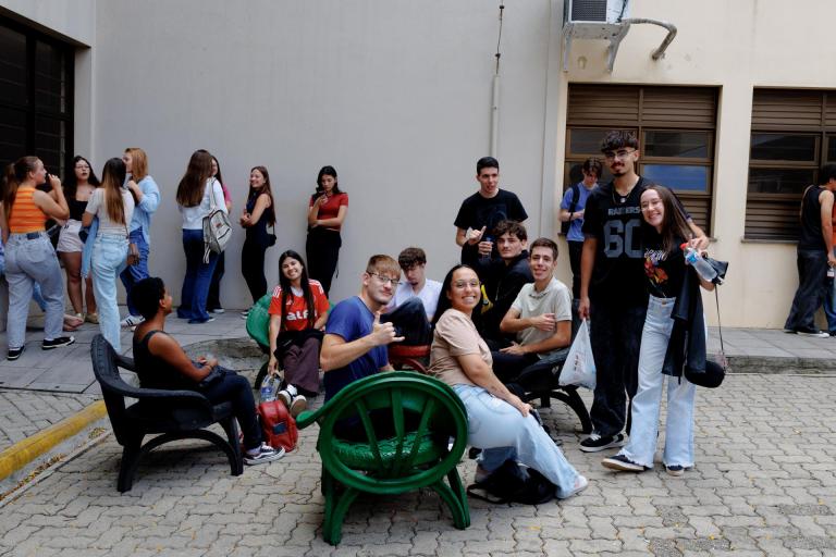 2º dia de provas do PSS (Foto: Daniel De Carli)