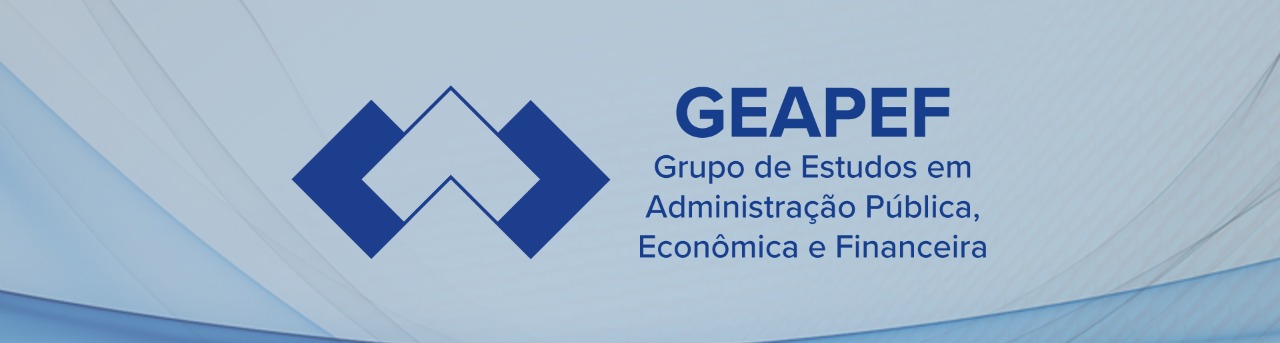 Logo do Grupo de Estudos em Administração Pública, Econômica e Financeira