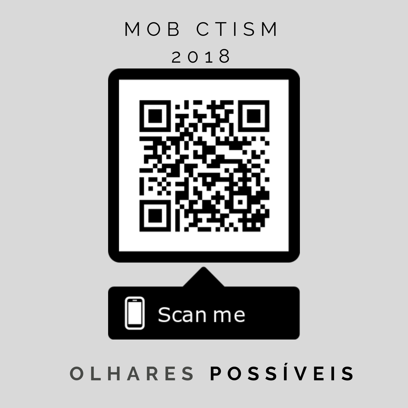 Imagem com o QRCode com o qual é possível acessar a exposição virtual